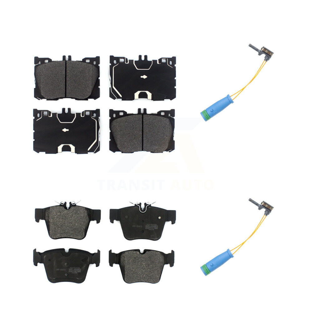 Front Rear Semi-Metallic Brake Pad Wear Sensor Kit For Mercedes-Benz GLC300 C43 AMG GLC43 KPW-100025