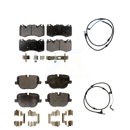 Front Rear Semi-Metallic Disc Brake Pads And Wear Sensors Kit For Land Rover Range Sport KPW-100065