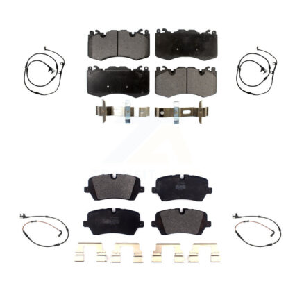 Front Rear Semi-Metallic Disc Brake Pads And Wear Sensors Kit For Land Rover Range Sport KPW-100312