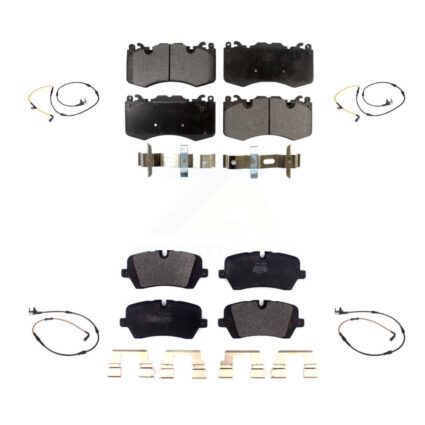 Front Rear Semi-Metallic Disc Brake Pads And Wear Sensors Kit For Land Rover Range Sport KPW-100313