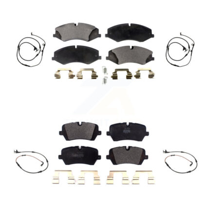 Front Rear Semi-Metallic Disc Brake Pads And Wear Sensors Kit For Land Rover Range Sport KPW-100315
