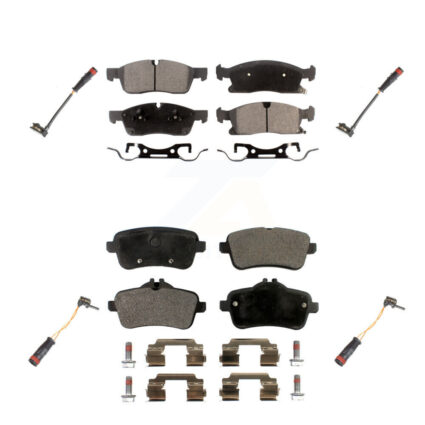 Front Rear Semi-Metallic Brake Pads Wear Sensor Kit For Mercedes-Benz ML350 GLE350 GLE400 KPW-100349