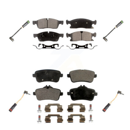 Front Rear Semi-Metallic Brake Pads Wear Sensor Kit For Mercedes-Benz GLE400 GL350 GLS450 KPW-100354