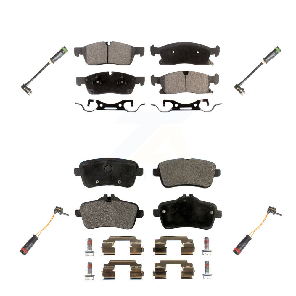 Front Rear Semi-Metallic Brake Pads Wear Sensor Kit For Mercedes-Benz GLE400 GL350 GLS450 KPW-100354