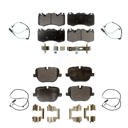 Front Rear Semi-Metallic Disc Brake Pads And Wear Sensors Kit For Land Rover Range KPW-100390