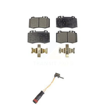 Front Semi-Metallic Brake Pads & Wear Sensor Kit For Mercedes-Benz E350 C230 SL500 SLK350 KPW-100643