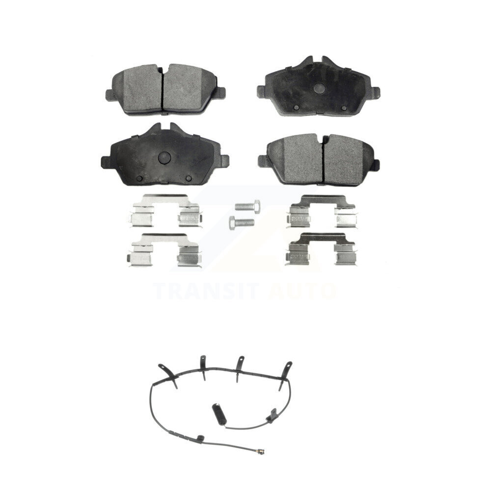 Front Semi-Metallic Disc Brake Pads And Wear Sensors Kit For Mini Cooper KPW-100678