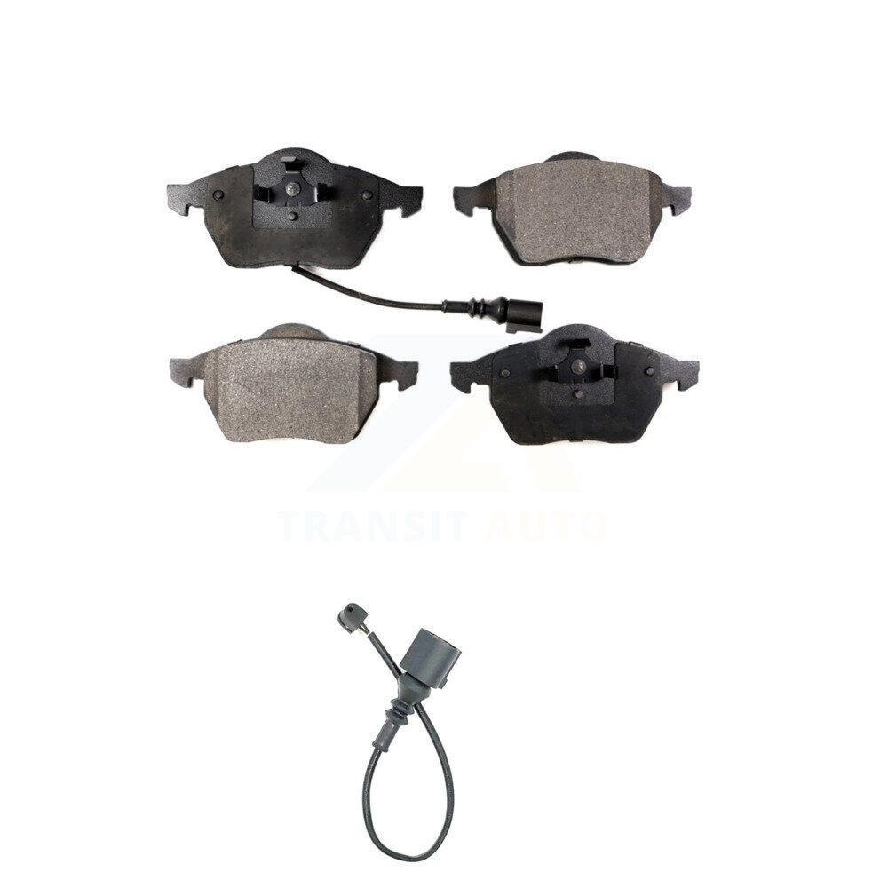 Front Semi-Metallic Disc Brake Pads And Extra Wear Sensors Kit For Audi TT Quattro KPW-100683