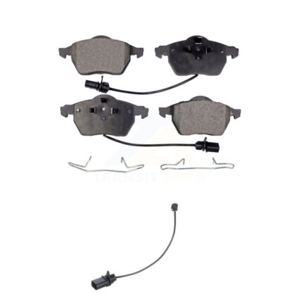 Front Semi-Metallic Disc Brake Pads And Extra Wear Sensors Kit For Volkswagen Passat KPW-100731