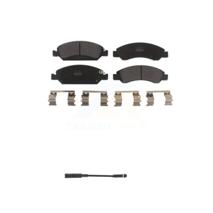 Front Semi-Metallic Brake Pads Wear Sensor Kit For GMC Chevrolet Silverado 1500 LD Sierra KPW-100745