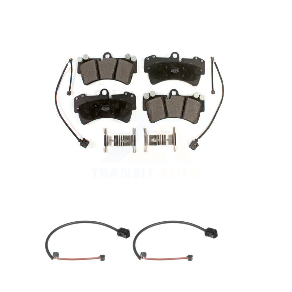 Front Semi-Metallic Disc Brake Pads And Extra Wear Sensor Kit For Audi Q7 Porsche Cayenne KPW-100828