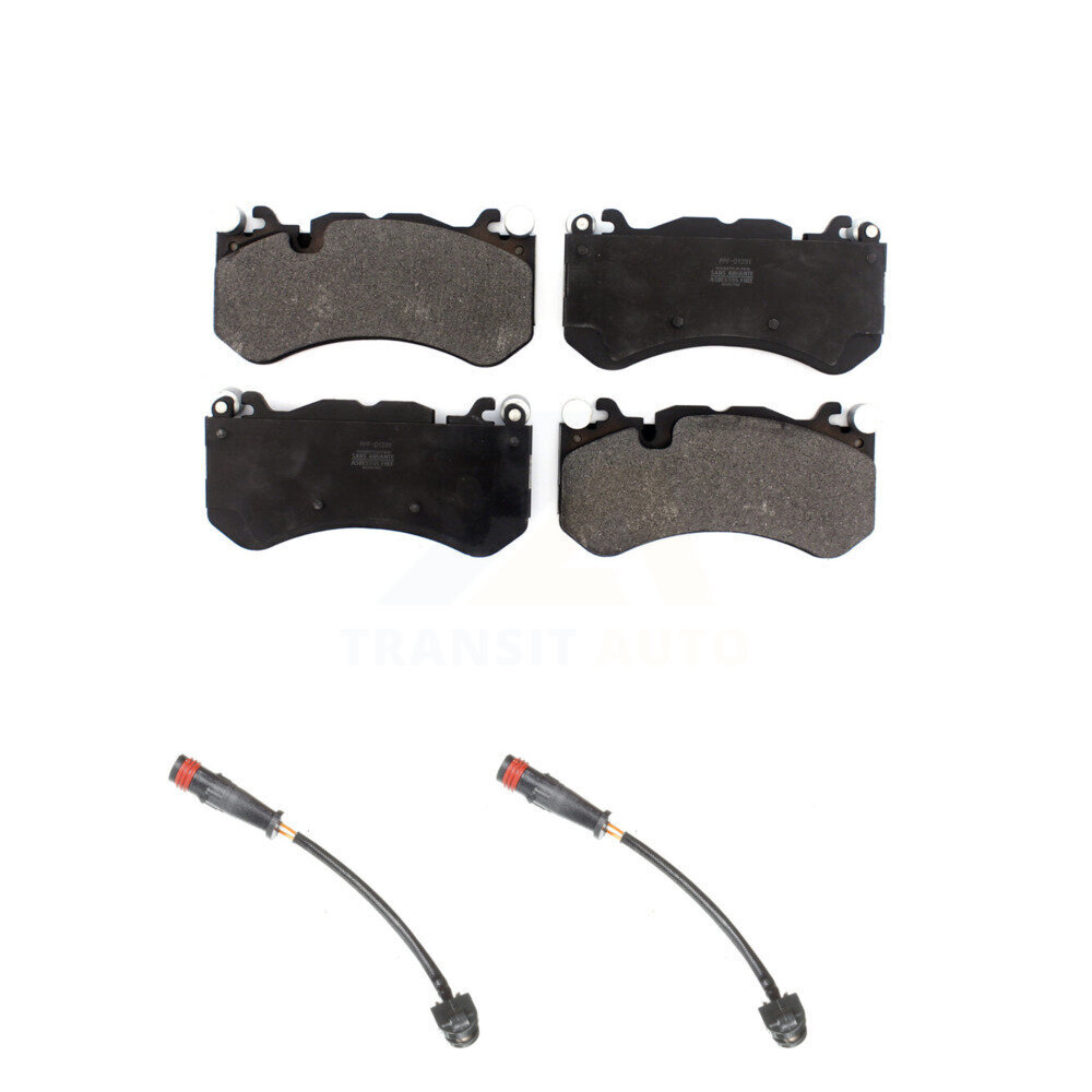 Front Semi-Metallic Brake Pads Wear Sensor Kit For Mercedes-Benz G63 AMG C63 SLS SL63 E63 KPW-100833