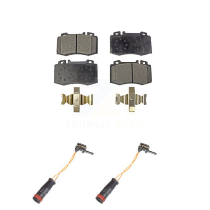 Front Semi-Metallic Brake Pads & Wear Sensor Kit For Mercedes-Benz E350 C230 SL500 SLK350 KPW-100840