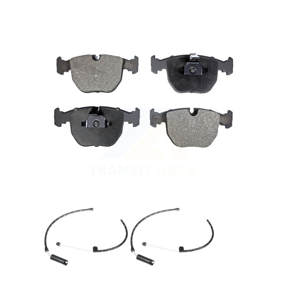 Front Semi-Metallic Disc Brake Pads And Wear Sensors Kit For BMW X5 KPW-100863