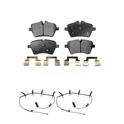 Front Semi-Metallic Disc Brake Pads And Wear Sensors Kit For Mini Cooper KPW-100874