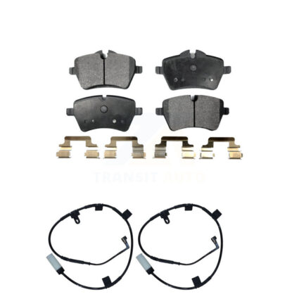 Front Semi-Metallic Disc Brake Pads And Wear Sensors Kit For Mini Cooper KPW-100877