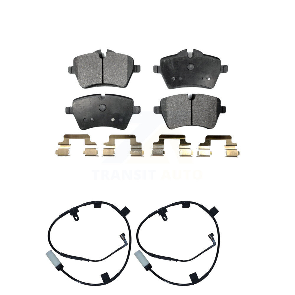 Front Semi-Metallic Disc Brake Pads And Wear Sensors Kit For Mini Cooper KPW-100877
