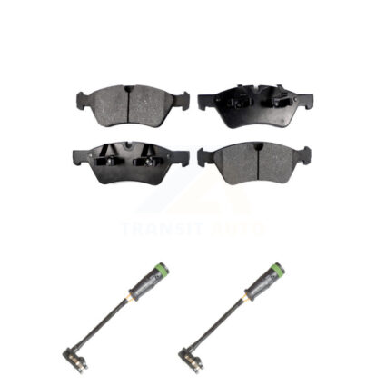 Front Semi-Metallic Brake Pad Wear Sensor Kit For Mercedes-Benz E550 4Matic with AWD 5.5L KPW-100900