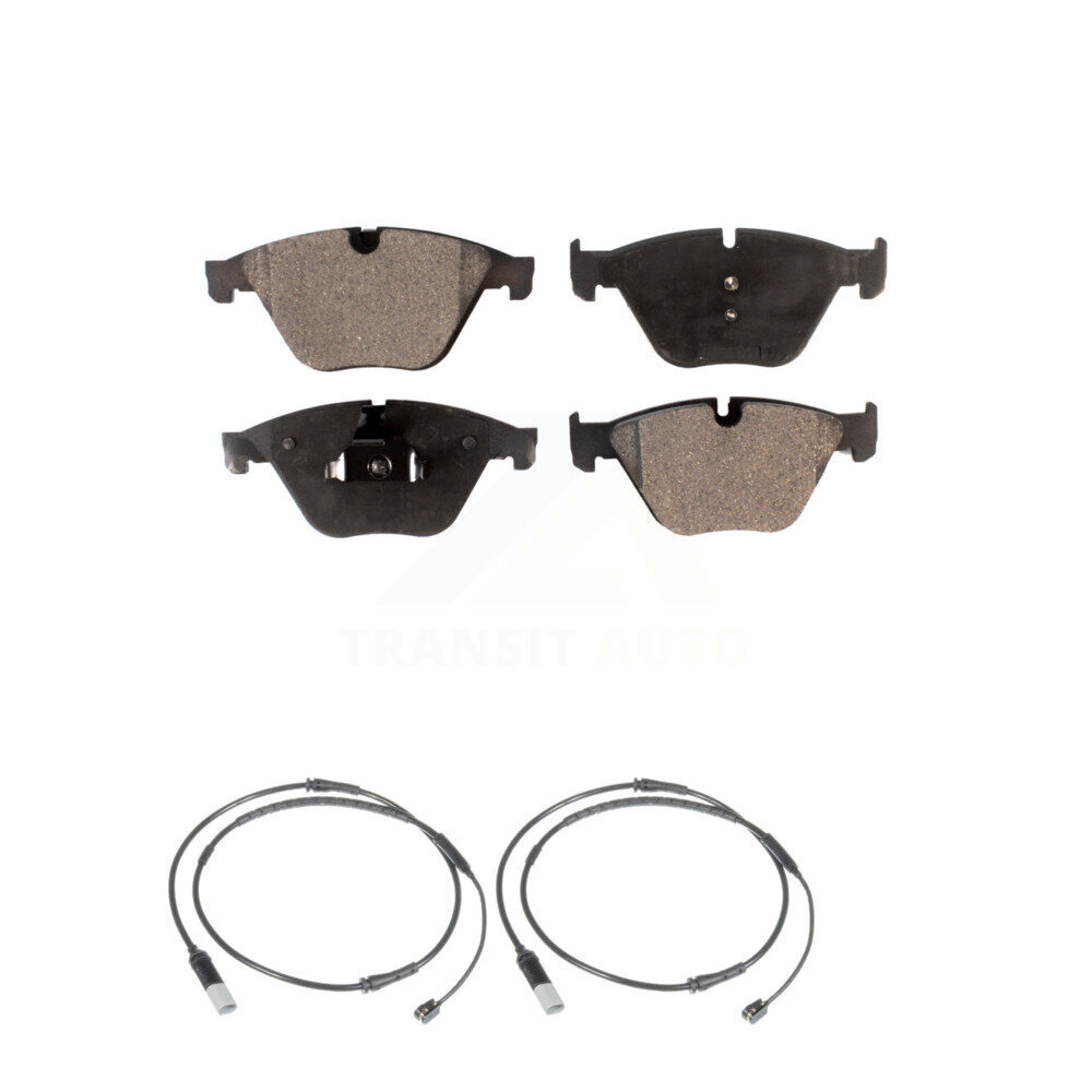 Front Semi-Metallic Brake Pads Wear Sensor Kit For BMW 535i 640i Gran Coupe xDrive 528i 5 KPW-100909