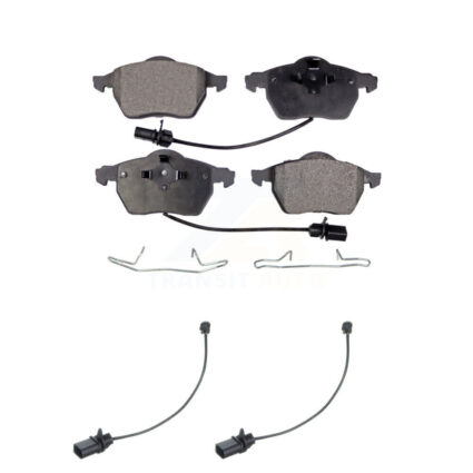 Front Semi-Metallic Disc Brake Pads And Extra Wear Sensors Kit For Volkswagen Passat KPW-100928