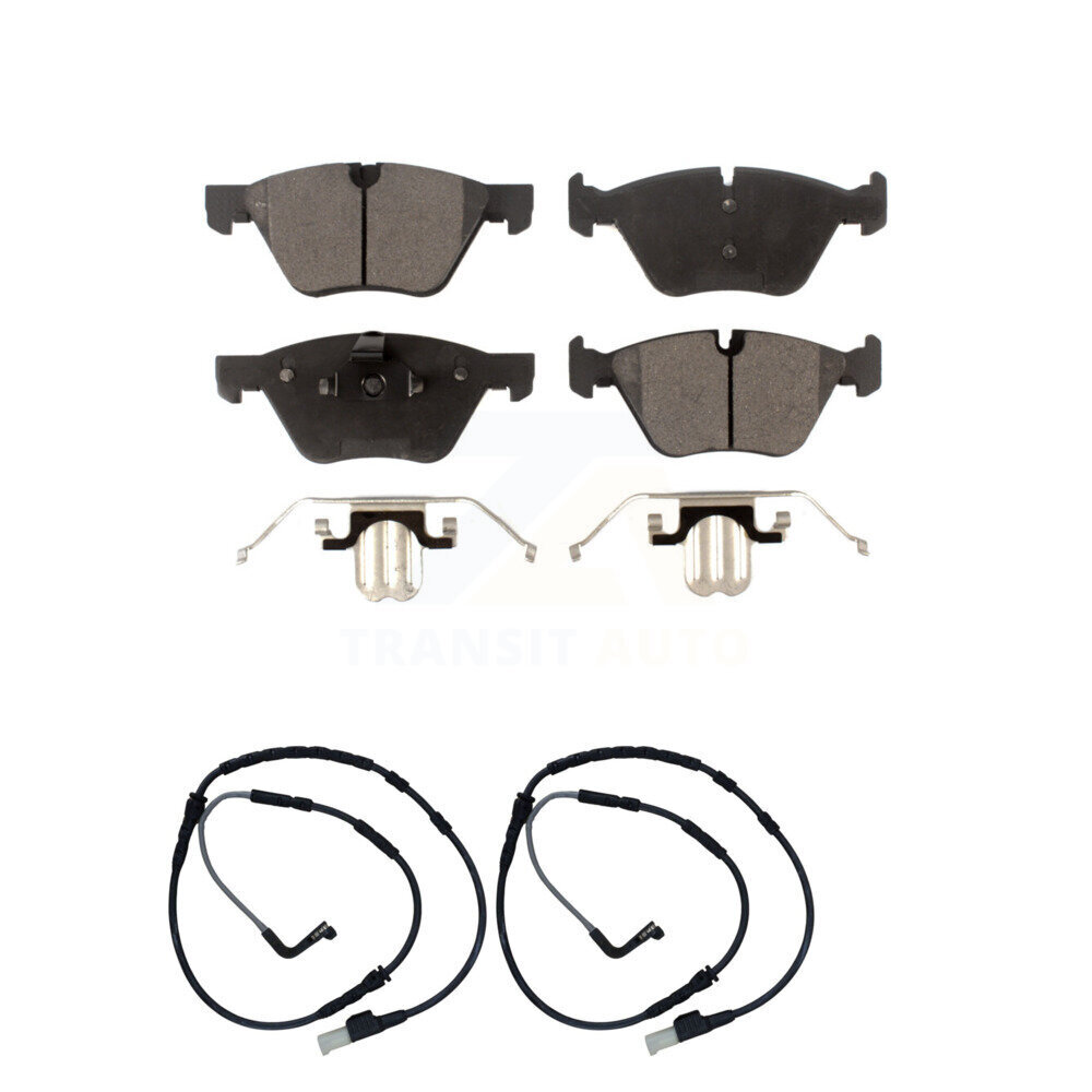 Front Semi-Metallic Disc Brake Pads And Wear Sensors Kit For BMW Z4 KPW-100939