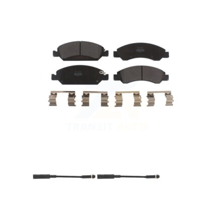 Front Semi-Metallic Brake Pads Wear Sensor Kit For GMC Chevrolet Silverado 1500 LD Sierra KPW-100942