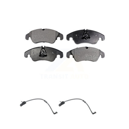 Front Semi-Metallic Disc Brake Pads And Wear Sensors Kit For Audi A7 Quattro A6 KPW-100955