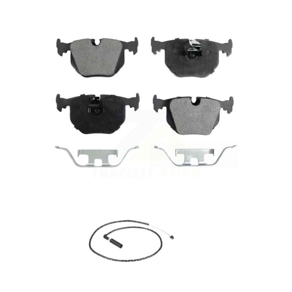 Rear Semi-Metallic Disc Brake Pads And Wear Sensors Kit For 2004-2010 BMW X3 KPW-100961