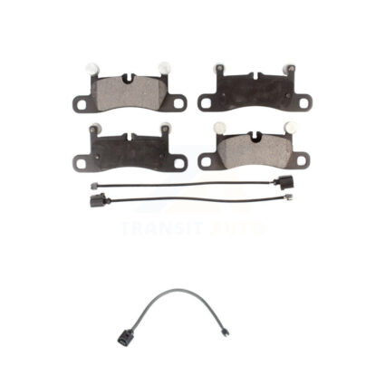 Rear Semi-Metallic Disc Brake Pads And Wear Sensors Kit For Porsche Cayenne with Harness KPW-100999