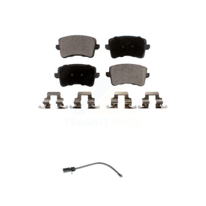 Rear Semi-Metallic Disc Brake Pads And Wear Sensors Kit For 2015 Audi Q5 KPW-101000