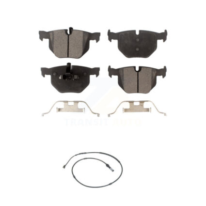 Rear Semi-Metallic Disc Brake Pads And Wear Sensors Kit For BMW 335i xDrive KPW-101008