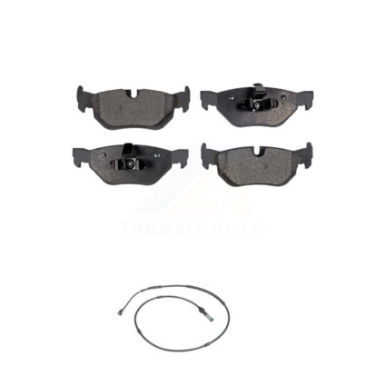 Rear Semi-Metallic Disc Brake Pads And Wear Sensors Kit For BMW 328i xDrive 320i KPW-101009