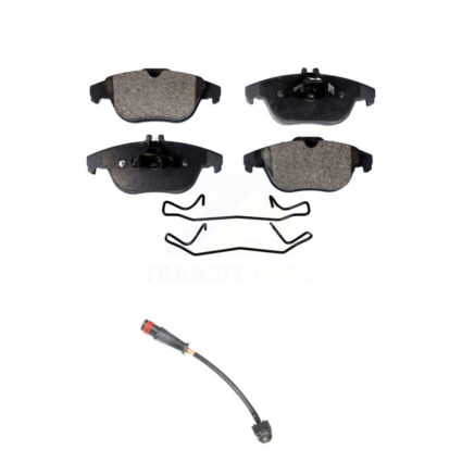 Rear Semi-Metallic Disc Brake Pad And Wear Sensor Kit For 2011 Mercedes-Benz C63 AMG 6.3L KPW-101018