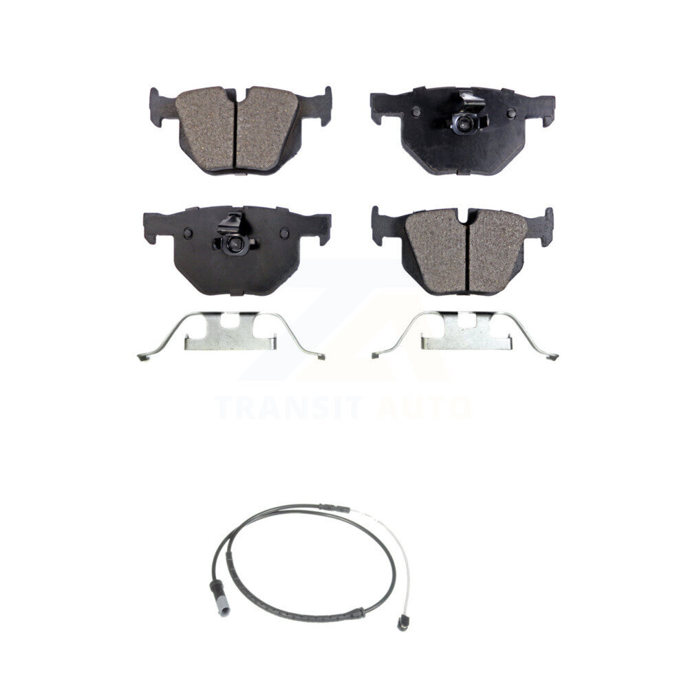 Rear Semi-Metallic Disc Brake Pads And Wear Sensors Kit For BMW X5 X6 KPW-101043