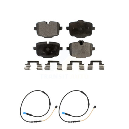 Rear Semi-Metallic Disc Brake Pads And Wear Sensors Kit For BMW X4 KPW-101126