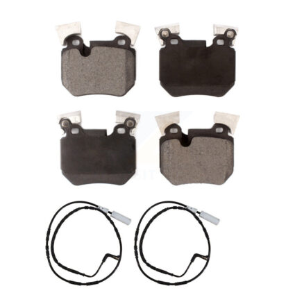 Rear Semi-Metallic Disc Brake Pads And Wear Sensors Kit For BMW 135i 135is 3.0L KPW-101131