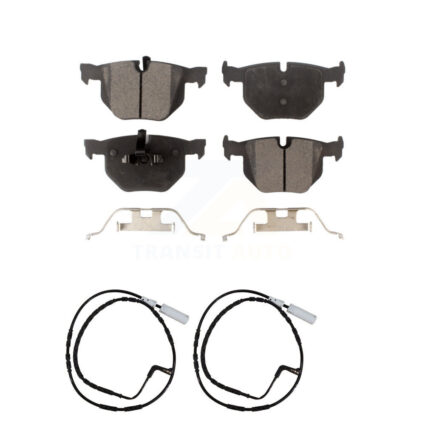 Rear Semi-Metallic Brake Pads & Wear Sensor Kit For BMW 335i xDrive 335xi 330i 330xi 335d KPW-101133
