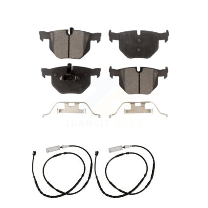 Rear Semi-Metallic Brake Pad And Wear Sensor Kit For 2013-2015 BMW X1 xDrive35i with 3.0L KPW-101151