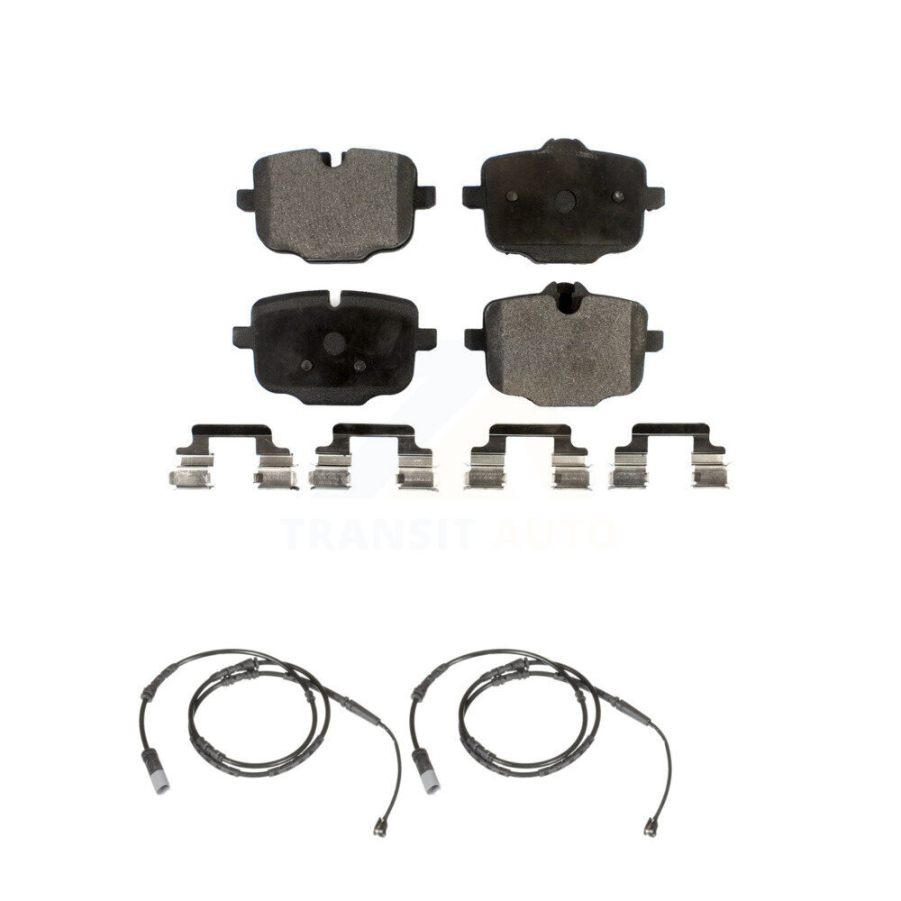 Rear Semi-Metallic Disc Brake Pads And Wear Sensors Kit For 2012 BMW X3 From 10 11 KPW-101159