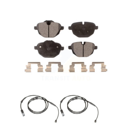 Rear Semi-Metallic Disc Brake Pads And Wear Sensors Kit For BMW X3 X4 KPW-101160