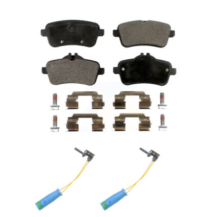 Rear Semi-Metallic Brake Pad & Wear Sensor Kit For 2014-2019 Mercedes-Benz CLA45 AMG 2.0L KPW-101218