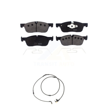 Front Semi-Metallic Brake Pads & Wear Sensor Kit For Jaguar F-Pace Land Rover Range Velar KPW-101383