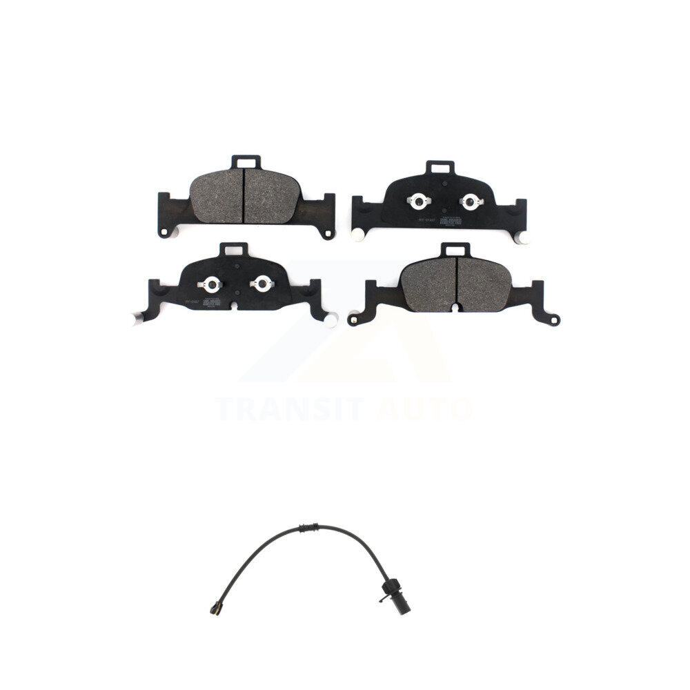Front Semi-Metallic Brake Pad Wear Sensor Kit For 20 Audi Q5 2.0L Without Brembo Calipers KPW-101385
