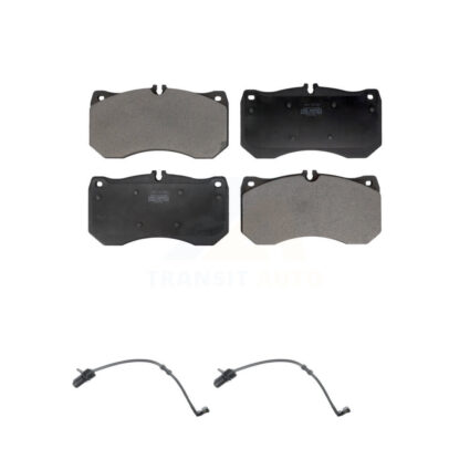 Front Semi-Metallic Disc Brake Pads And Wear Sensors Kit For Audi A7 Quattro A8 KPW-101395