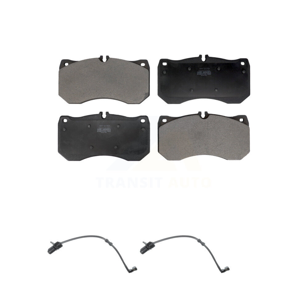 Front Semi-Metallic Disc Brake Pads And Wear Sensors Kit For Audi A7 Quattro A8 KPW-101395