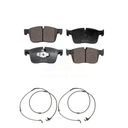 Front Semi-Metallic Brake Pads & Wear Sensor Kit For Jaguar F-Pace Land Rover Range Velar KPW-101401