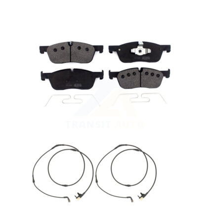 Front Semi-Metallic Brake Pads & Wear Sensor Kit For Jaguar F-Pace Land Rover Range Velar KPW-101402