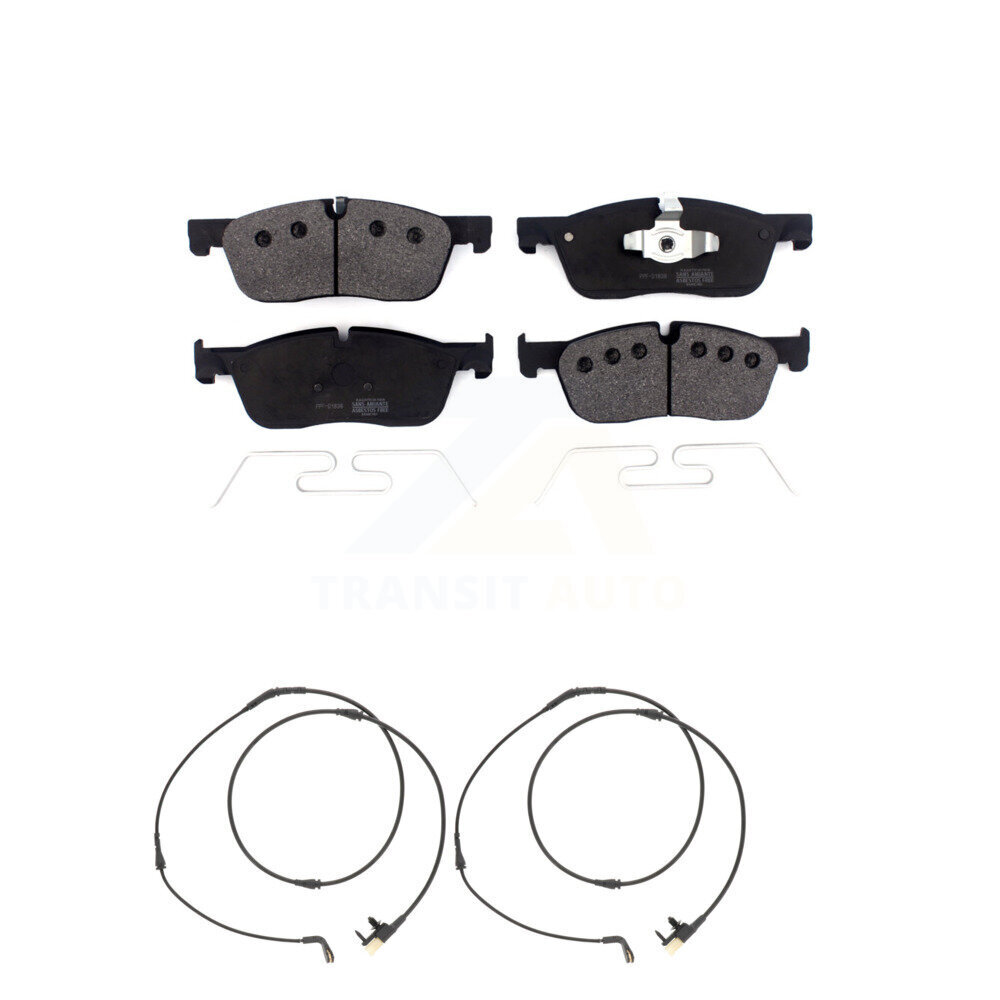 Front Semi-Metallic Brake Pads & Wear Sensor Kit For Jaguar F-Pace Land Rover Range Velar KPW-101402