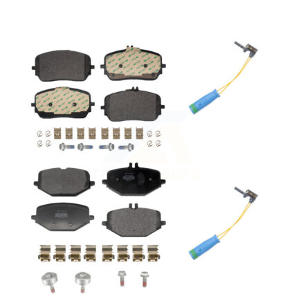 Front Rear Semi-Metallic Brake Pads Wear Sensor Kit For Mercedes-Benz GLE450 GLS450 GLE53 KPW-101451