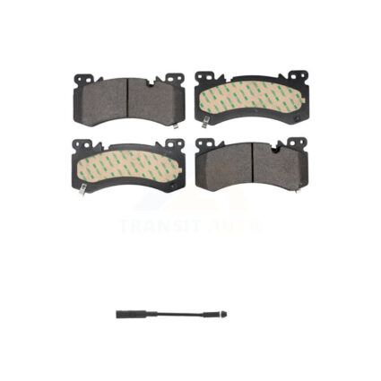 Front Semi-Metallic Brake Pads & Wear Sensor Kit For 21-22 Chevrolet Tahoe 3.0L/5.3L/6.2L KPW-101576
